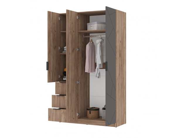 Шкаф 3х-створчатый Орегон ШК 03 