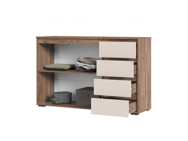 Комод Хелен КМ 06 4 ящика и 2 створки