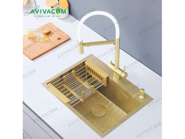 Кухонная мойка Декор металл 50х45 Avivacom