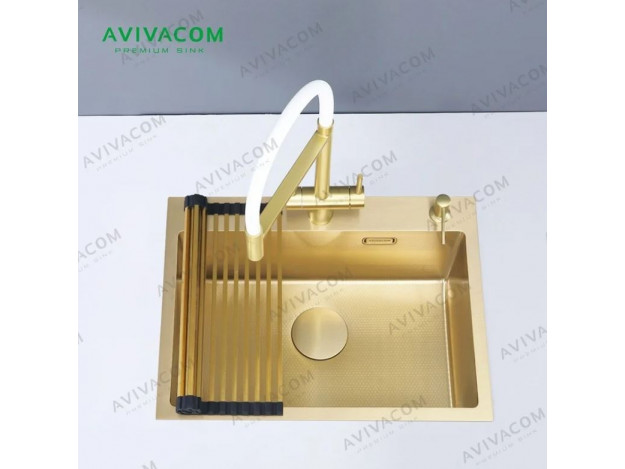 Кухонная мойка Декор металл 60х45 Avivacom