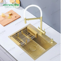 Кухонная мойка Декор металл 60х45 Avivacom