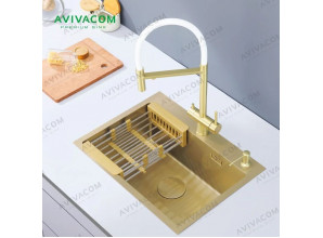 Кухонная мойка Декор металл 60х45 Avivacom