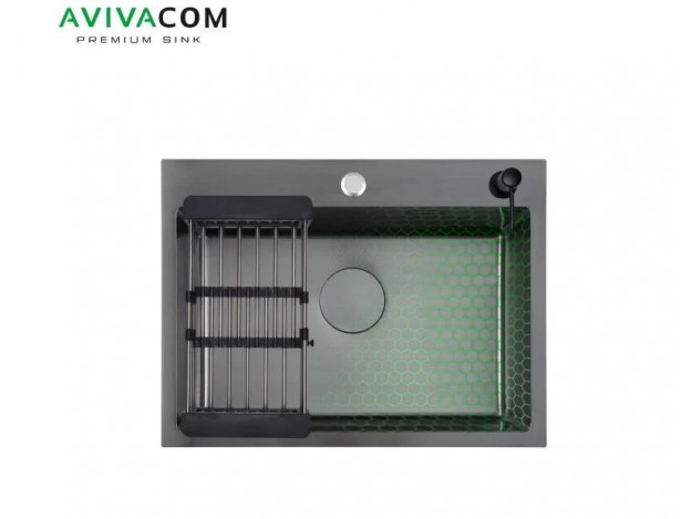 Кухонная мойка Декор металл 60х45 Avivacom