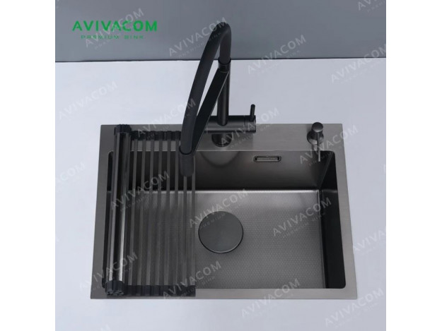 Кухонная мойка Декор металл 60х45 Avivacom