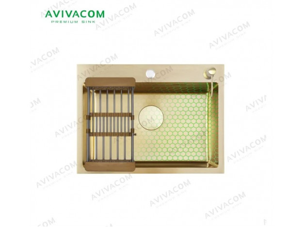 Кухонная мойка Декор металл 65х45 Avivacom