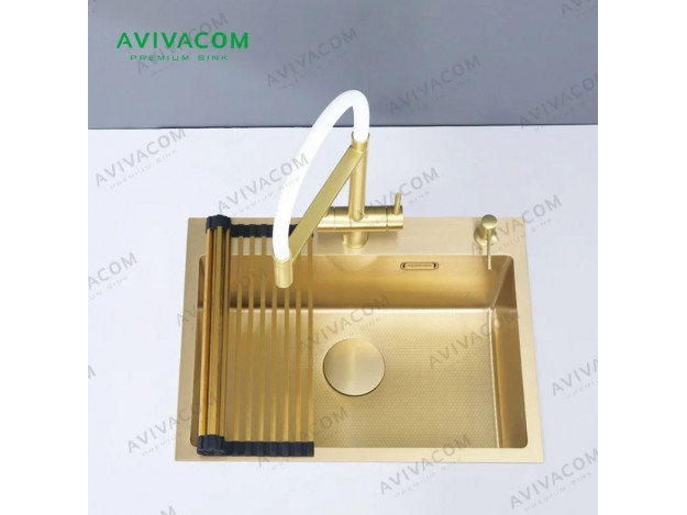 Кухонная мойка Декор металл 65х45 Avivacom