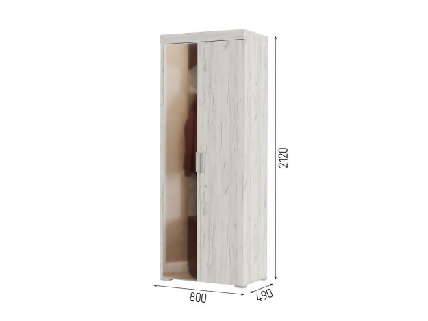 Гранд Шкаф 2-х дверный комбинированный мод 4