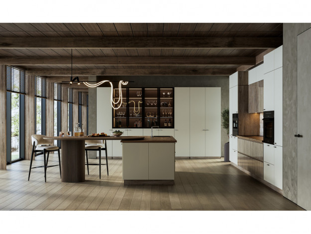 Гардеробная Этна Алебастр (Модульная)