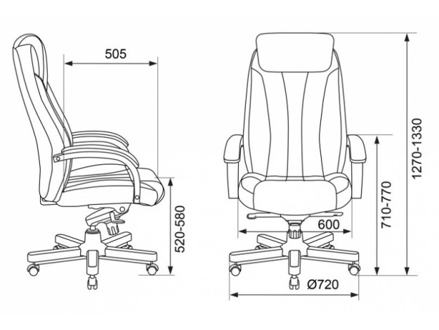 Кресло Бюрократ T-9922SL кожа