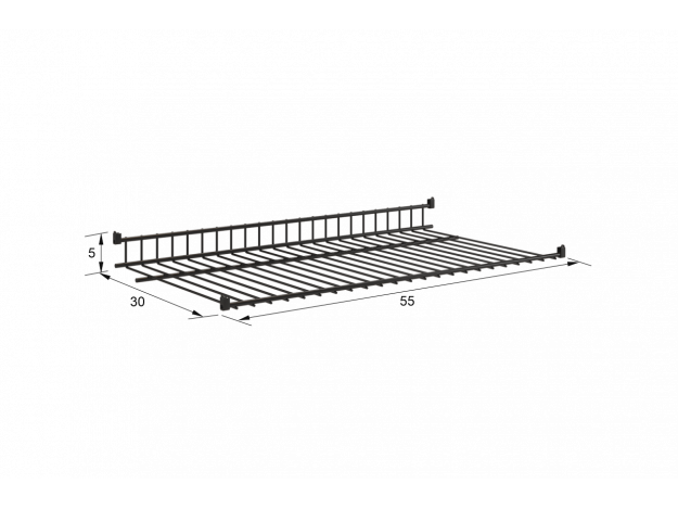 Полка сотовая L600, (550х300) модуль 9