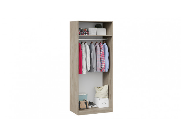 Шкаф для одежды с 1 глухой и 1 зеркальной дверями «Эмбер» мод 8