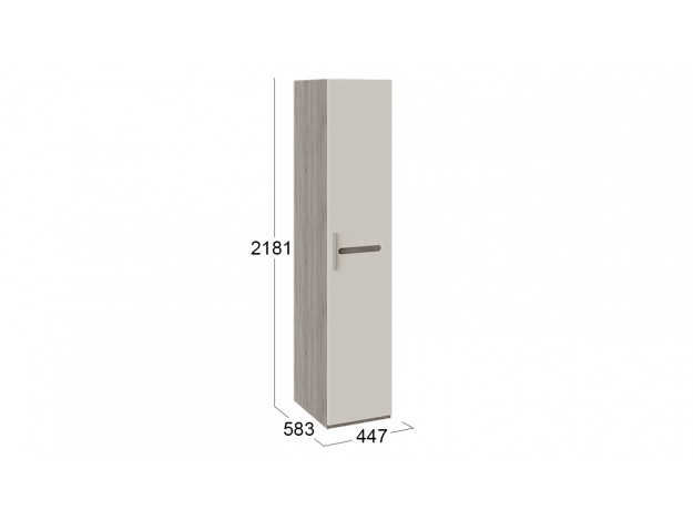 Шкаф для белья с 1-ой дверью «Фьюжн» ТД-260.07.01 мод 6