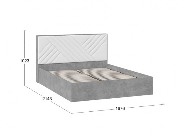 Кровать Хилтон с ортопедическим основанием/подъемным механизмом (ТриЯ) (1,6 м)