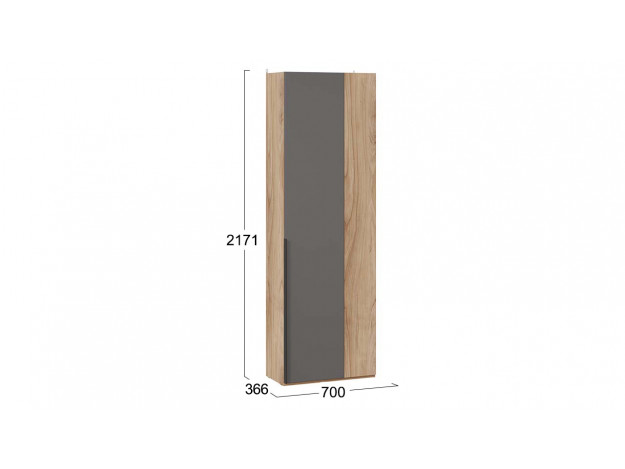 Шкаф угловой (366) с 1 глухой дверью «Порто» мод 14