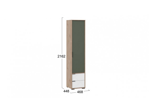 Шкаф для белья комбинированный «Лео» ТД-410.07.21 мод 8
