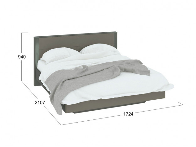 Кровать Наоми с ортопедическим основанием/подъемным механзмом (1,6 м) (Трия)