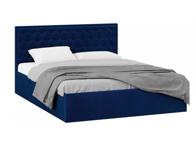 Кровать без ПМ «Порто» (без подъемного механизма)  Велюр confetti blue мод 1