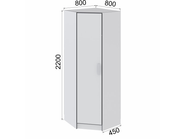 Спальня Тэбби Шкаф угловой модуль 15