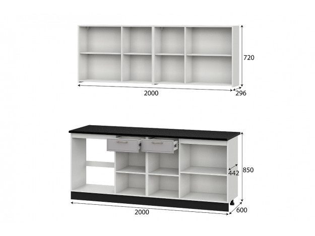 Кухонный гарнитур Адель (2,0 м)