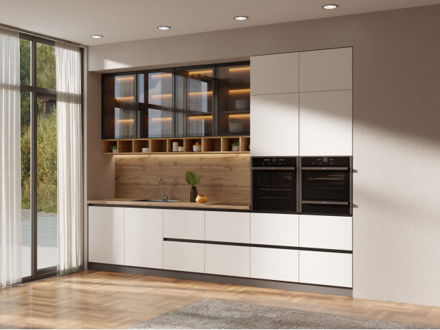 Модульная кухня Виано/Марсель с профилем Gola 