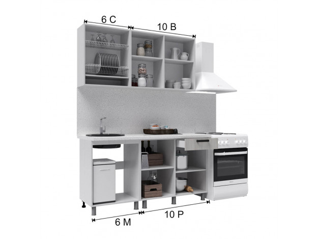 Кухня Палермо (1,6 м)