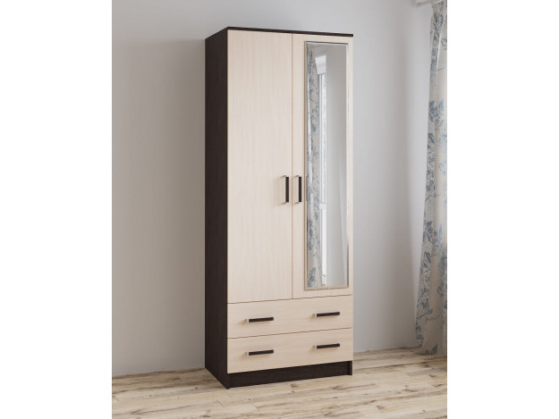 Шкаф комбинированный Лагуна (0,8) с зеркалом модуль 3