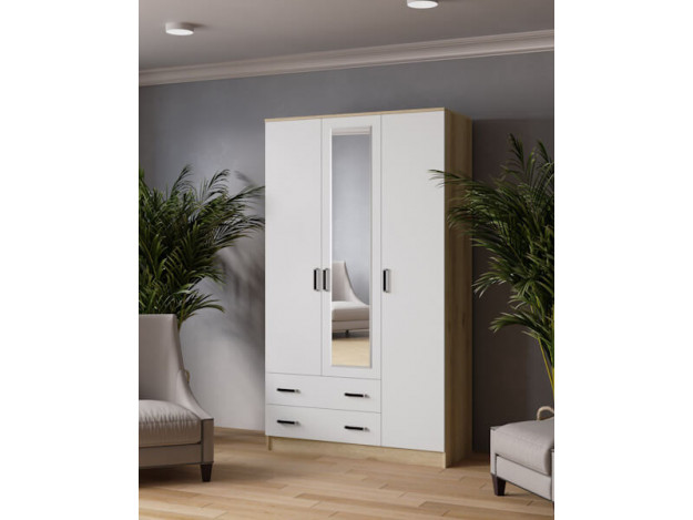 Шкаф комбинированный Лагуна (1,2) с зеркалом модуль 5