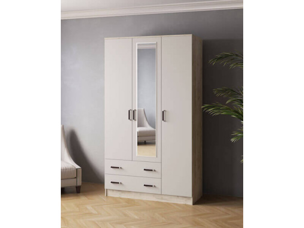 Шкаф комбинированный Лагуна (1,2) с зеркалом модуль 5