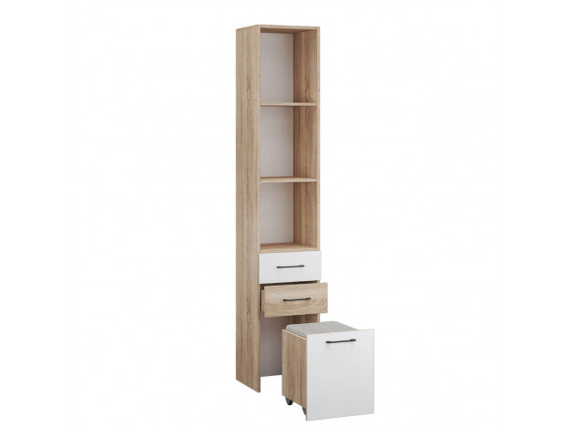 Прихожая Денвер пенал с пуфиком модуль 7