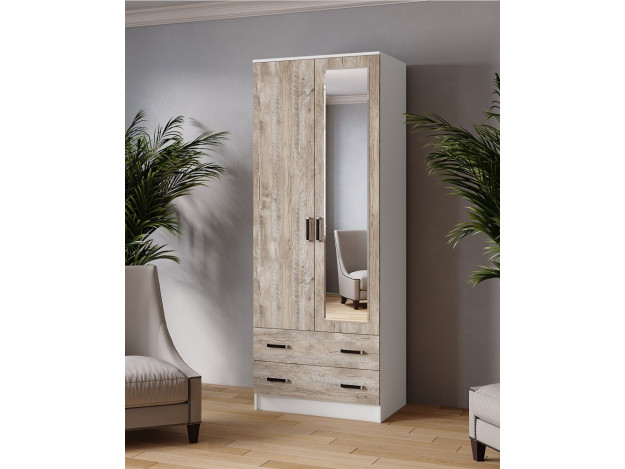 Шкаф комбинированный Лагуна (0,8) с зеркалом модуль 3