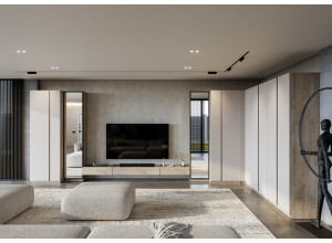 Гардеробная Этна Кашемир (Модульная)