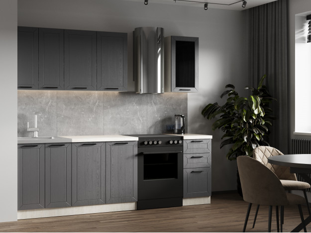 Кухня Gracia graphite (1,8 м)