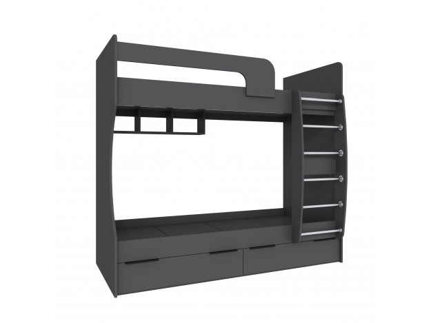 Кровать (0,8) двухярусная Подростковая Мадрид 