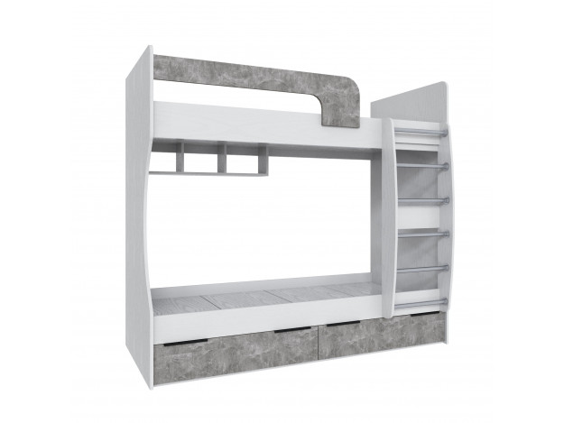 Кровать (0,8) двухярусная Подростковая Мадрид 