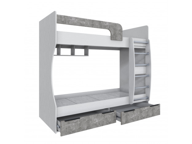 Кровать (0,8) двухярусная Подростковая Мадрид 