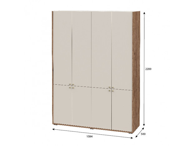 Шкаф 4-х створчатый МС ОРМА