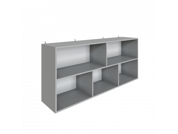 Гостиная Мадрид Полка навесная открытая ПНО-4 (1,5) модуль 9