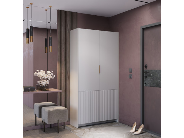 Шкаф 2-х створчатый Пандора ШК-01 (с антресолью/без антресоли)