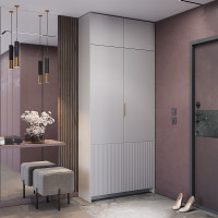 Шкаф 2-х створчатый Пандора ШК-01 (с антресолью/без антресоли)