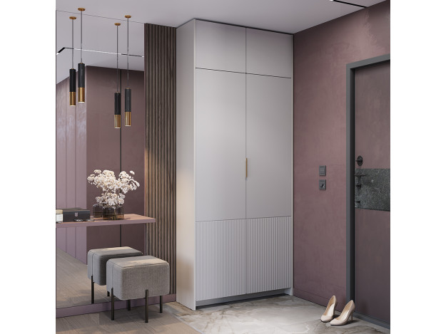 Шкаф 2-х створчатый Пандора ШК-01 (с антресолью/без антресоли)