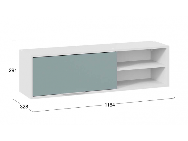 Полка настенная Марли модуль 6