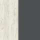 Дуб крафт белый/Графит