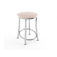 Табурет Лира Бежевый 120 / Хром