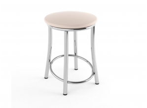 Табурет Лира Бежевый 120 / Хром