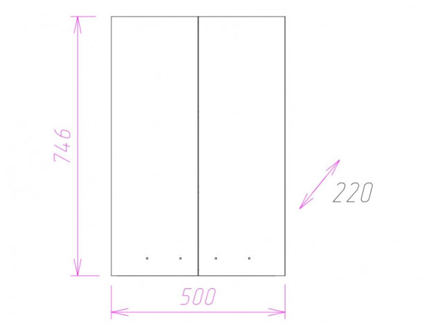 Подвесной шкаф Кредо (400/500/600 мм)
