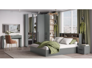 МС "Люмьер" Шкаф угловой трапеция (Handis)