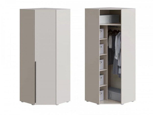 МС "Люмьер" Шкаф угловой трапеция (Handis)