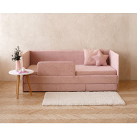 Детский диван-кровать SMILE 90x200 с ящиком и защитным бортиком