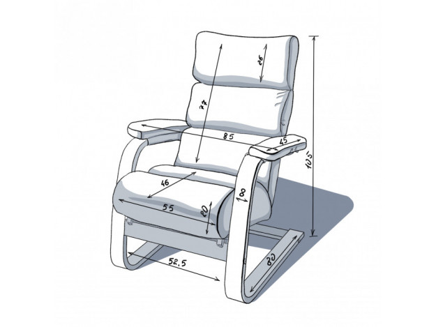 Кресло-качалка Макси / Maxi