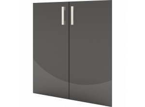 Дверь стеклянная А-стл302 (А-стл302+фурн.) тонированное